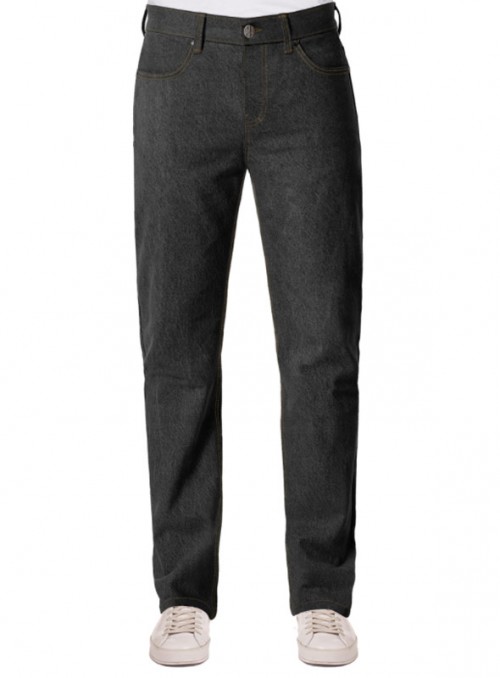 Loose Fit Jeans Herren Schwarz