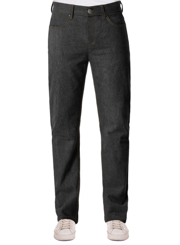 Loose Fit Jeans Herren Schwarz