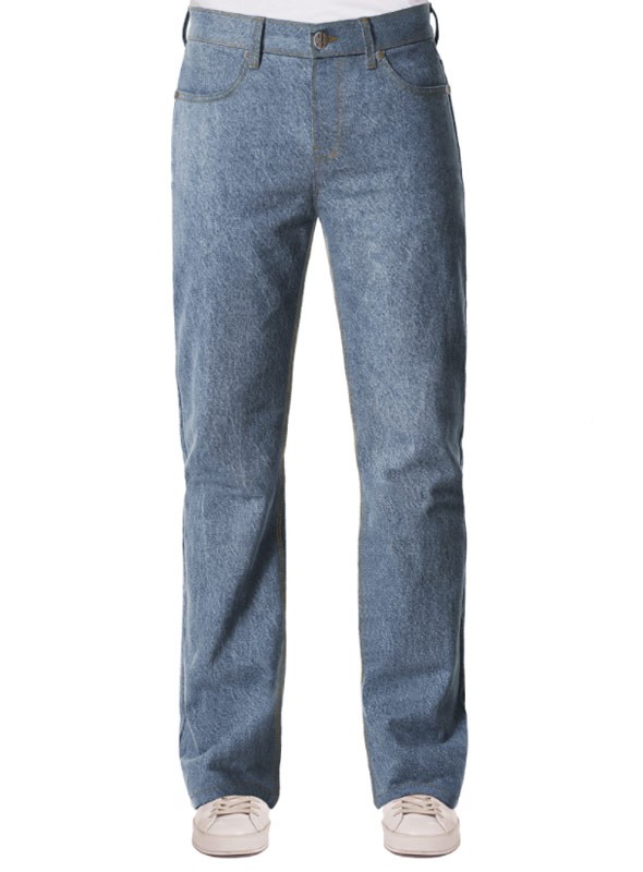 Blaue Loose fit Männer Jeans