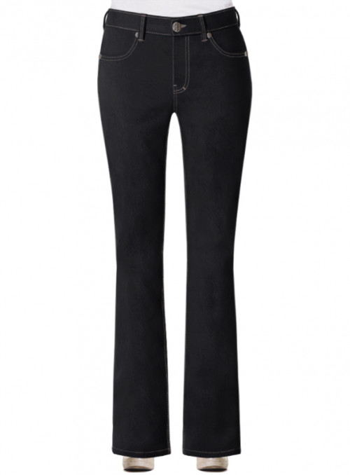 schlagjeans damen schwarz