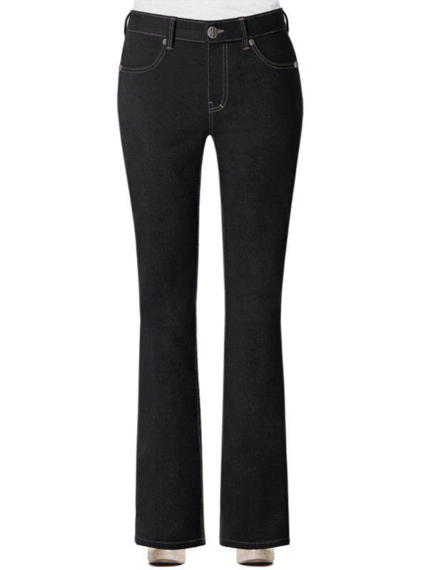 schlagjeans damen schwarz
